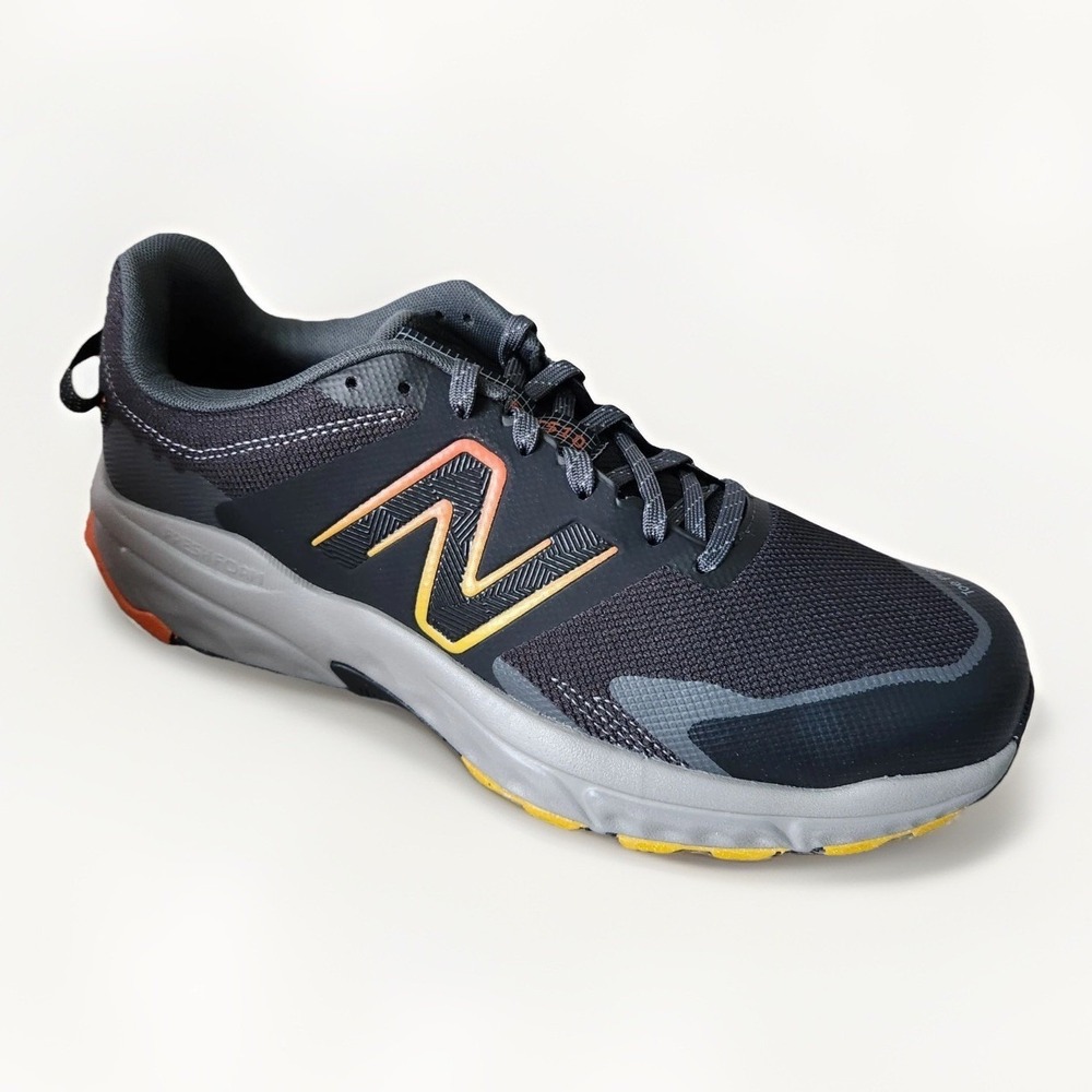New Balance Fresh Foam 510v6 Trail Running Shoe Men 10.5 Black Grey Arch Support